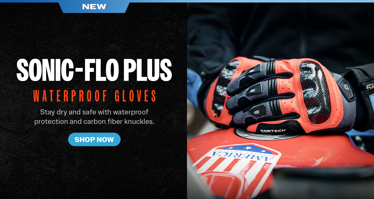 Cortech Sonic Flo Plus Waterproof Gloves